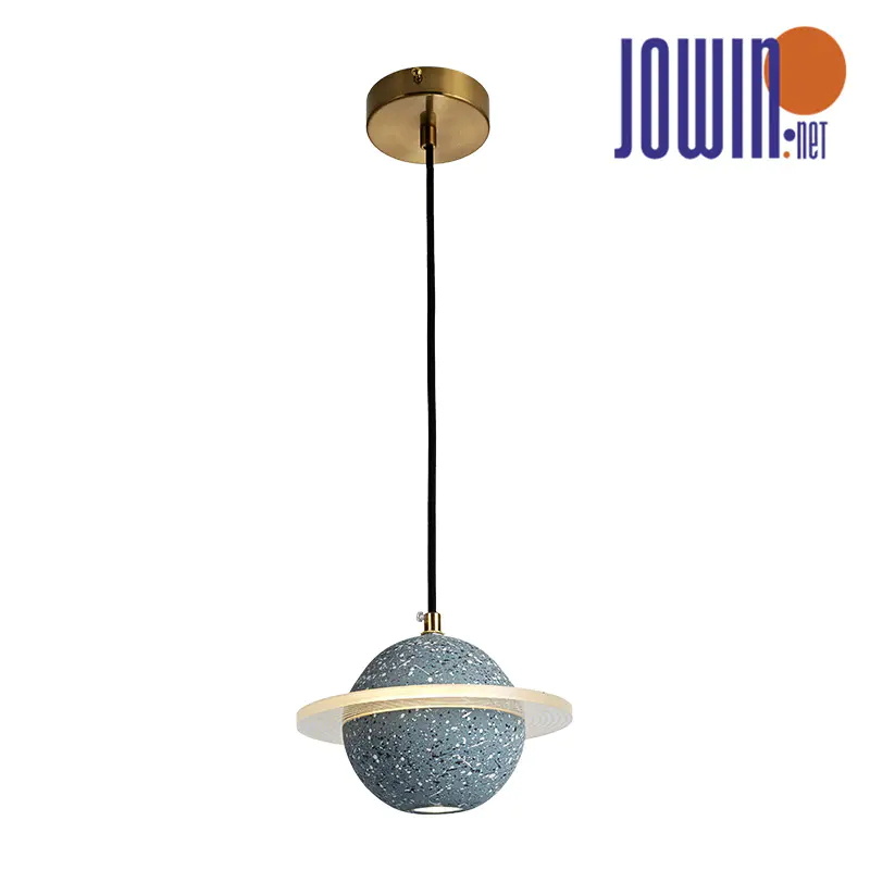 Lampu Gantung Bola Semen Biru