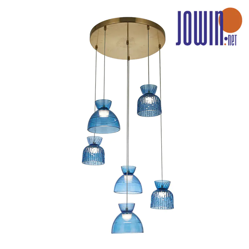 Lampu Gantung Mangkuk Fantasi Sayap Biru