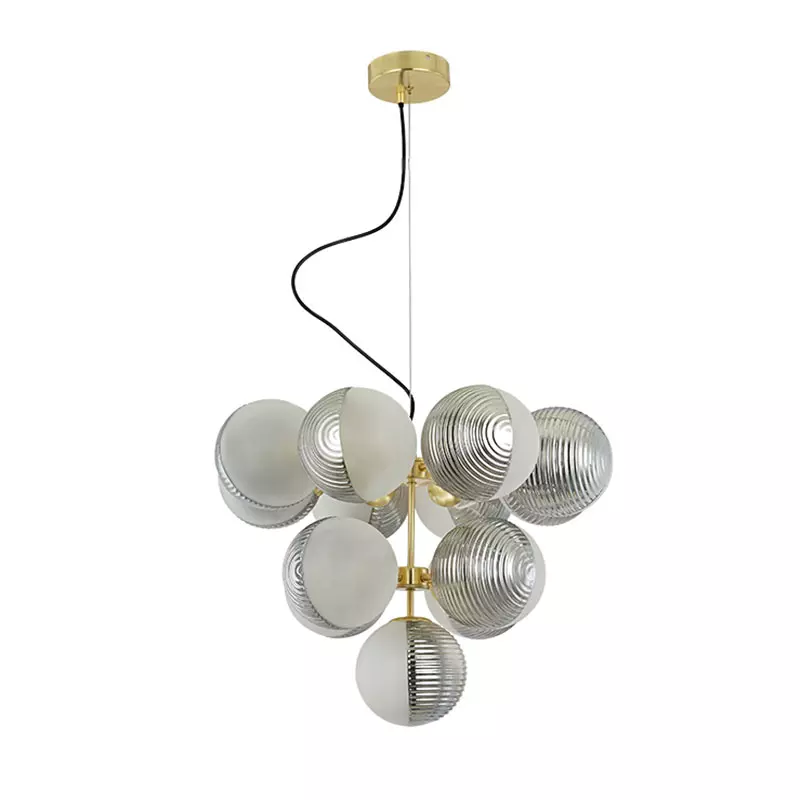 Lampu gantung modern dari kaca dapur