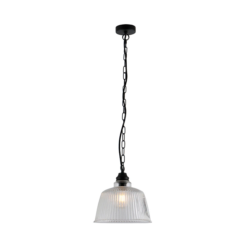 Lampu gantung kaca bening gaya modern