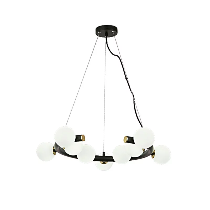 Lampu gantung kaca dekorasi baru