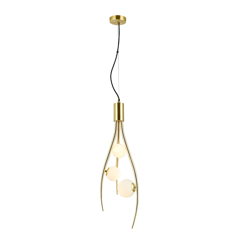 Lampu gantung kaca fashion desain gaya Nordic