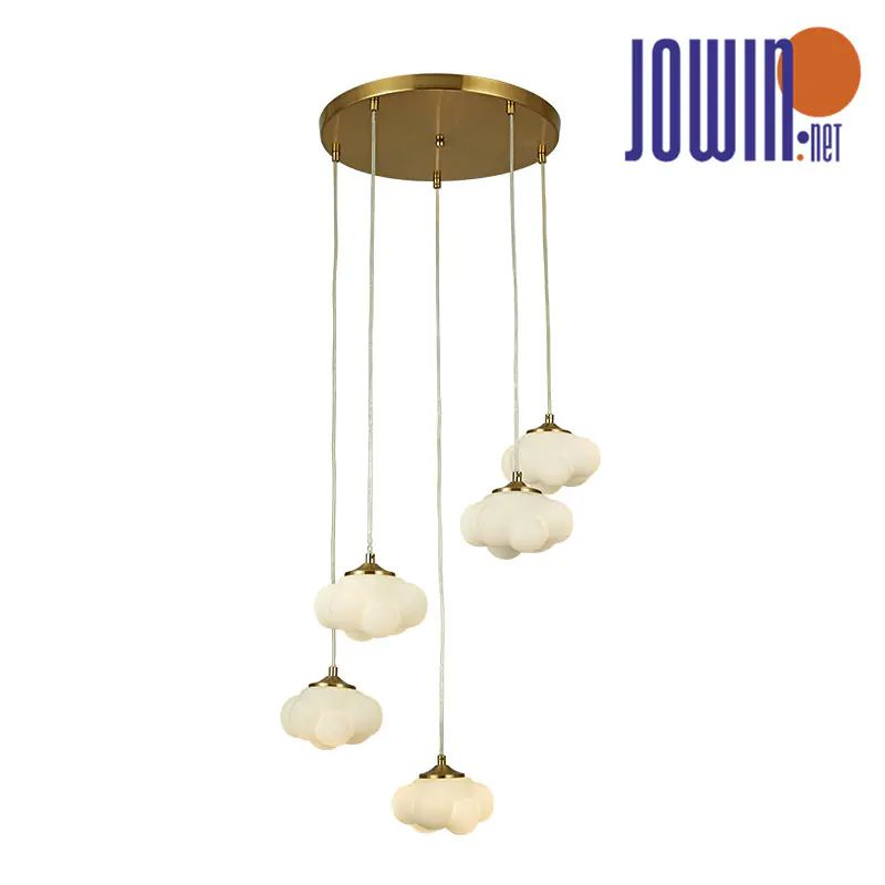 Lampu Gantung Spiral Awan Sederhana